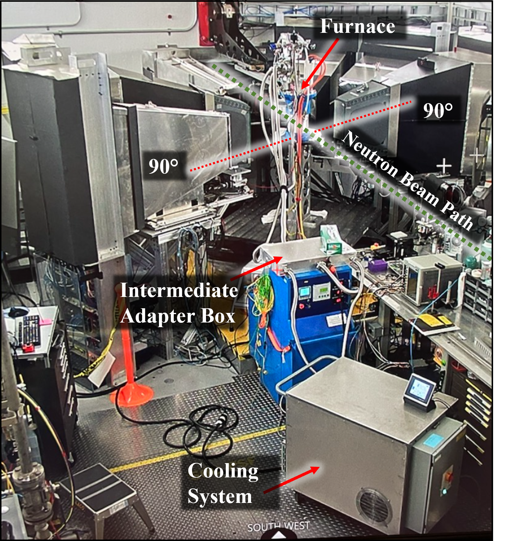 The rapid-cooling system deployed at the VULCAN beamline